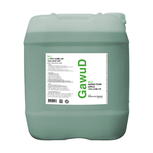 GawuD 가우디 슈퍼폼 사과 18.75L 말통 대용량 디테일링 폼건 스노우폼 세차
